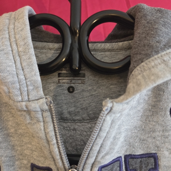 Nike Kids Gray Zip-Up Hoodie - Picture 3 of 3